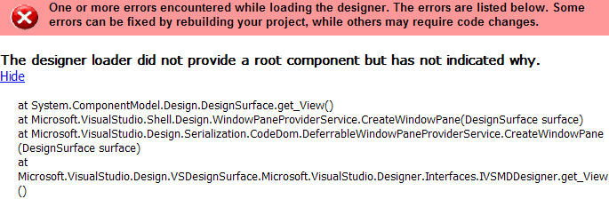 Designer Error
