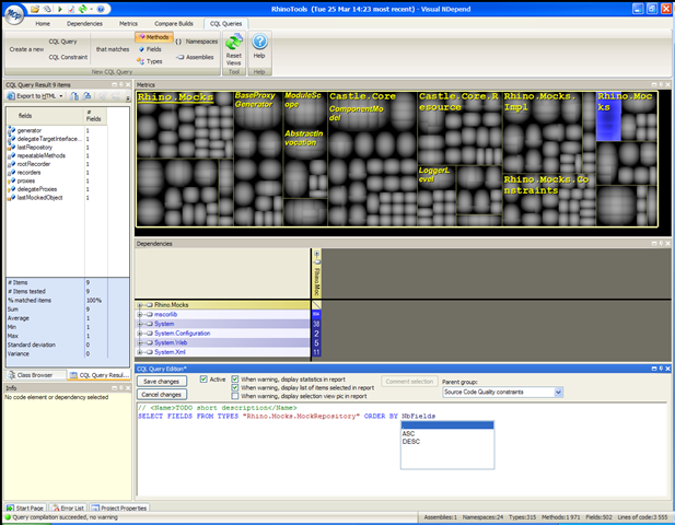 NDepend Screenshot