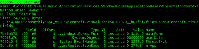 DumpObject output for ApplicationContext